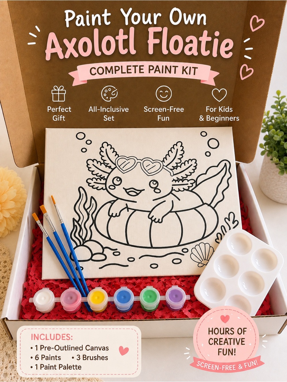 Screen-Free Summer Activity for Kids! Complete Paint Kit